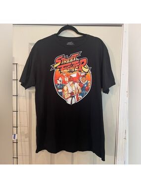 Street Fighter Game Graphic T-Shirt - Retro